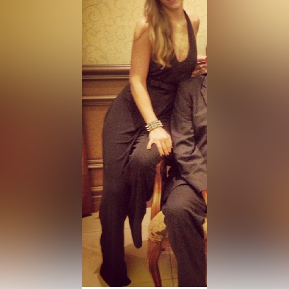 Halston Heritage Halter Jumpsuit